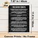 The Seven Tenets Painting Poster, Monochrome Brick Wall Text Poster, Inspirational Guiding Principles Decor Suitable For Home Office, Study Space_maomaolike.com