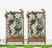 Raised Garden Bed With Trellis 2 Pack, Outdoor Wooden Planter Box & Plant Stand With Climbing Racks_maomaolike.com