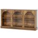 Console Table, Farmhouse Entryway Table With 3 Tier Storage_maomaolike.com
