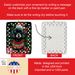 Poodle Christmas Porcelain Ornament Christmas Tree Hanging Decorations For Home Christmas Holiday, Rectangle, Gift, Multicolor_maomaolike.com