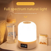 Clock Night Light With Touch Control, Baby Ambiance, Rechargeable, Eye Protection, Sleep Aid, Bedside Lamp For Bedroom_maomaolike.com