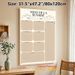 French Weekly Menu Planner Painting Poster, Elegant Neutral-toned Meal Schedule Poster, Organizes Weekly Meals And Grocery Lists, Ideal For Kitchen_maomaolike.com
