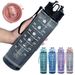 750ML Large Capacity Sports Water Bottle Leak Proof Colorful Plastic Cup Drinking Outdoor Travel Portable Gym Fitness_maomaolike.com