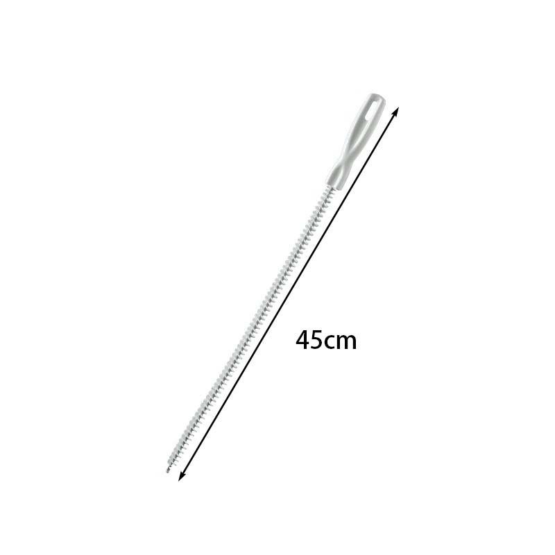 Drain For Bathroom Sink And Floor Drain, Hair Removal Brush, Bendable Anti-Clogging Cleaning Brush_maomaolike.com