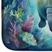 Manatee In A Dreamscape Dish Drying Mat Absorbent Dish Drying Mat Pad For Kitchen Counter Dish Drainer Mat For Countertop, 14 X 21", Multicolor_maomaolike.com