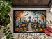 Day Of The Dead Spooky Halloween Doormat Front Door Mat Indoor Outdoor Rugs For Entryway, Non Slip Washable Low Pile, 24H X 36W_maomaolike.com