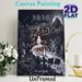 Coral Tomb Deep Sea Fantasy Painting Poster, Dark Monochromatic Gothic Underwater Scene Poster, Mysterious Underwater Adventure Artwork Ideal For Home_maomaolike.com