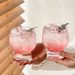 French Niche Big Belly Design Sense Juice High-end Cold Drink Beer Special Cocktail Bulging Cup_maomaolike.com