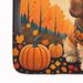 Cocker Spaniel Fall Memory Foam Kitchen Mat Machine Washable Anti-Fatigue Mat Cushion Comfort Bath Mat Or Kitchen Rug_maomaolike.com