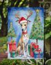 Whippet Christmas Reindeer Garden Flag Mailbox Flag Decorative Yard Flag Banner Outside Patio Artwork Yard Flower Beds, Garden Size, Multicolor_maomaolike.com