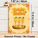 Drinks Station Themed Painting Poster, Vibrant Citrus Cocktail Scene Poster, Eye-catching Decorative Piece Suitable For Home Bar, Kitchen Or Party_maomaolike.com