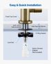 Stainless Steel Faucet, Lead-Free Water Purifier Faucet, Filter Water Faucets With Solid Brass Valve, Anti-Rust & Durability Ro Water Faucets For Kitchen, Bar Counter, Cafe Shop, Brushed Gold_maomaolike.com