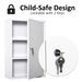 Steel Wall Mount Medicine Cabinet 3 Tier Emergency Box For Bathroom Kitchen, Lockable With 2 Keys - White_maomaolike.com