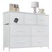 Desser For Bedroom With 7 Fabric Drawers Organizer Storage Closet Chest Clothes For Living Room Display Cabinet Of Furniture_maomaolike.com