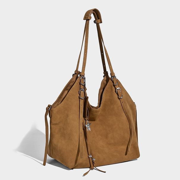 Microdermabrasion High-End Feel 2026 Autumn Winter New Single Shoulder Large Capacity Commuting Fashion Trend Tote Women's Bag_maomaolike.com