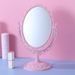 European Retro Desktop Double-Sided Makeup Dormitory Rotating Princess Large Detachable Vanity Mirror_maomaolike.com