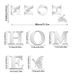 HOME Acrylic Mirror Wall Sticker – Modern 3D Letter & Butterfly Reflective Decal For Living Room, Hallway & Entryway Decor, Peel And Stick Wall Art_maomaolike.com