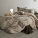 Wholesale INS American Retro Vintage Style Soft Yarn-Dyed Jacquard Double Layer 4-Piece Pure Cotton Four-Piece Set_maomaolike.com