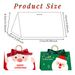 10 Pcs Christmas Candy Boxes With Ribbon And Wooden Ring Merry Christmas Santa Claus Pattern Cookie Goodie Box Cartoon Paper Treat Box For Christmas Gift Wrapping Holiday Party Supplies_maomaolike.com