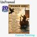 Viking Codex Painting Poster, Vintage Aged-Parchment Style Poster, Features Norse Longship, Raven & Traditional Moral Guidelines, Ideal For Home Wall_maomaolike.com