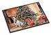 Jack Russell Terrier Cozy Christmas Doormat Front Door Mat Indoor Outdoor Rugs For Entryway, Non Slip Washable Low Pile, 24H X 36W_maomaolike.com