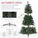6ft Artificial Christmas Tree, Xmas Tree With 1000 Branch Tips, Auto Open, Holiday Décor With Steel Base For Home Office, Green_maomaolike.com