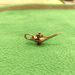 Brass Small Ornament Solid Aladdin's Lamp Palace Mini Copper Wine Pot Pendant Keychain_maomaolike.com