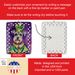 Schnauzer King Of Mardi Gras Porcelain Ornament Christmas Tree Hanging Decorations For Home Christmas Holiday, Rectangle, Gift, Multicolor_maomaolike.com