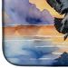 Pelican Fyling At Sunrise Dish Drying Mat Absorbent Dish Drying Mat Pad For Kitchen Counter Dish Drainer Mat For Countertop, 14 X 21", Multicolor_maomaolike.com