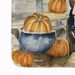 Pit Bull Terrier Fall Kitchen Pumpkins Memory Foam Kitchen Mat Machine Washable Anti-Fatigue Mat Cushion Comfort Bath Mat Or Kitchen Rug_maomaolike.com