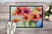 Gerbera Daisies In Watercolor Doormat Front Door Mat Indoor Outdoor Rugs For Entryway, Non Slip Washable Low Pile, 24H X 36W_maomaolike.com