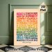 Inspirational Equal Rights Quote Painting Poster, Vibrant Gradient Text Art Poster, Uplifting Motivational Message Suitable For Home Office, Living_maomaolike.com