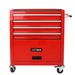 4 DRAWERS MULTIFUNCTIONAL RED TOOL CART WITH WHEELS_maomaolike.com