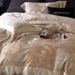 Luxury High-End 100S Satin Tencel Four-Piece Set Lyocell Ice Silk Cool Feel Naked Sleep Duvet Cover Bed Sheet Bedding_maomaolike.com