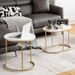 Modern Marble Look Stacking Nesting Coffee Table Set_maomaolike.com