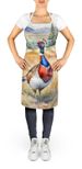South Dakota Ringnecked Pheasant Apron Cooking Kitchen Server Baking Crafts Gardening For Adult Women Men, Unisex, Large, Multicolor_maomaolike.com
