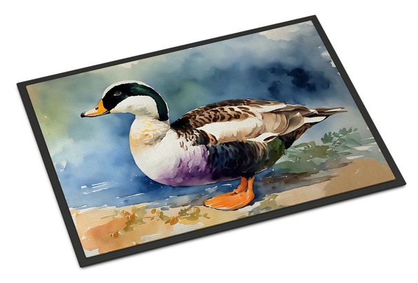 Common Eider Duck Doormat Front Door Mat Indoor Outdoor Rugs For Entryway, Non Slip Washable Low Pile, 24H X 36W_maomaolike.com