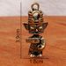 Brass Sanxingdui Ancient Shu Cultural Retro Car Keychain Men And Women Bag Pendant Accessories Crafts Small Items_maomaolike.com