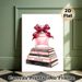 Fashion & Perfume Themed Painting Poster, Delicate Watercolor Style Glamorous Perfume & Fashion-themed Stacked Pieces Poster, Elegant Chic Decor For_maomaolike.com