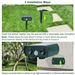 Ultrasonic Animal Repeller Solar Powered Motion Sensor Repellent IPX4 Waterproof Outdoor For Farm Garden Yard Repelling Deer Raccoon Cat Dog Rabbit Squirrel Bird_maomaolike.com
