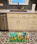 Tulips In Watercolor Memory Foam Kitchen Mat Machine Washable Anti-Fatigue Mat Cushion Comfort Bath Mat Or Kitchen Rug_maomaolike.com