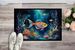 Bioluminescent Fish Doormat Front Door Mat Indoor Outdoor Rugs For Entryway, Non Slip Washable Low Pile, 24H X 36W_maomaolike.com