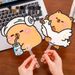 Cute Shaped Student Summer Cartoon Handheld High-Value Plastic Capybara Small Fan_maomaolike.com