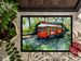 Little Red Street Car Doormat Front Door Mat Indoor Outdoor Rugs For Entryway, Non Slip Washable Low Pile, 24H X 36W_maomaolike.com
