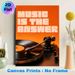 Vinyl Record & Music Quote Painting Poster, Vibrant Retro Warm Orange-toned Turntable Scene Poster, Stylish Music-themed Decorative Piece Ideal For_maomaolike.com