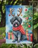 Puli Christmas Reindeer Garden Flag Mailbox Flag Decorative Yard Flag Banner Outside Patio Artwork Yard Flower Beds, Garden Size, Multicolor_maomaolike.com