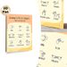 Baby Sign Language Painting Poster, Minimalist Line Art Poster, Practical Basic Hand Signs Guide For Early Communication, Suitable For Home Use_maomaolike.com