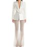 Women's Clothing New Style Hollow Beaded Three Dimensional Flower Suit Pearl Sequin Mesh Trousers Set_maomaolike.com