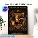 Achilles Greek Mythology Painting Poster, Vintage Line Art Orange-hued Chariot Scene Poster, Captivating Literary-inspired Decor Ideal For Living_maomaolike.com