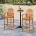 Tall Adirondack Chair With Armrests And Footrest Solid Acacia Wood 400 Lbs Strong Loading Capacity For Patio, Porch, Balcony, Deck And Backyard_maomaolike.com